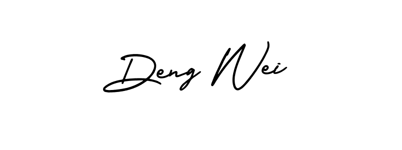 Create a beautiful signature design for name Deng Wei. With this signature (AmerikaSignatureDemo-Regular) fonts, you can make a handwritten signature for free. Deng Wei signature style 3 images and pictures png