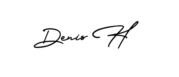 How to make Denis H signature? AmerikaSignatureDemo-Regular is a professional autograph style. Create handwritten signature for Denis H name. Denis H signature style 3 images and pictures png