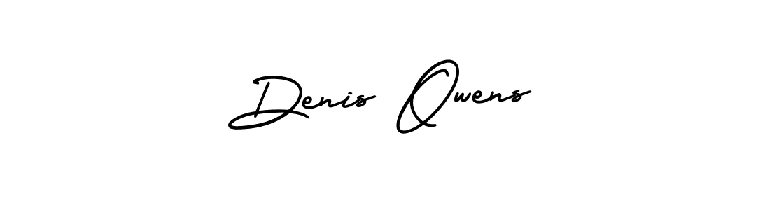 How to make Denis Owens name signature. Use AmerikaSignatureDemo-Regular style for creating short signs online. This is the latest handwritten sign. Denis Owens signature style 3 images and pictures png