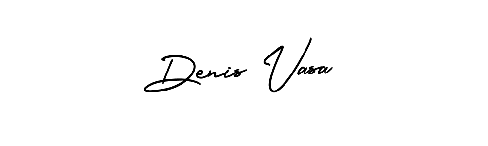 Use a signature maker to create a handwritten signature online. With this signature software, you can design (AmerikaSignatureDemo-Regular) your own signature for name Denis Vasa. Denis Vasa signature style 3 images and pictures png