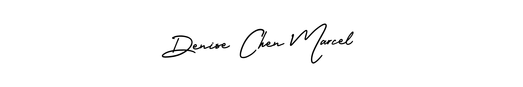 Design your own signature with our free online signature maker. With this signature software, you can create a handwritten (AmerikaSignatureDemo-Regular) signature for name Denise Chen Marcel. Denise Chen Marcel signature style 3 images and pictures png