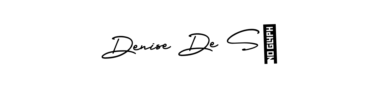 You can use this online signature creator to create a handwritten signature for the name Denise De Sá. This is the best online autograph maker. Denise De Sá signature style 3 images and pictures png