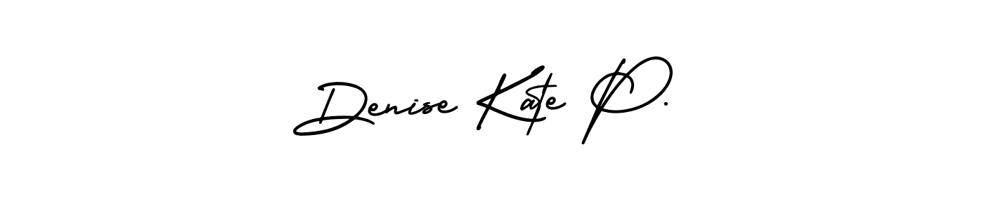 Check out images of Autograph of Denise Kate P. name. Actor Denise Kate P. Signature Style. AmerikaSignatureDemo-Regular is a professional sign style online. Denise Kate P. signature style 3 images and pictures png