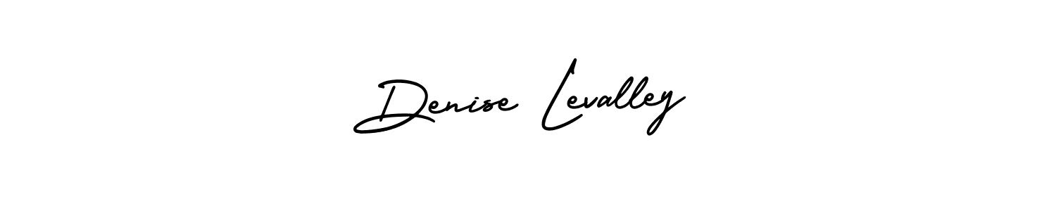 Make a beautiful signature design for name Denise Levalley. With this signature (AmerikaSignatureDemo-Regular) style, you can create a handwritten signature for free. Denise Levalley signature style 3 images and pictures png