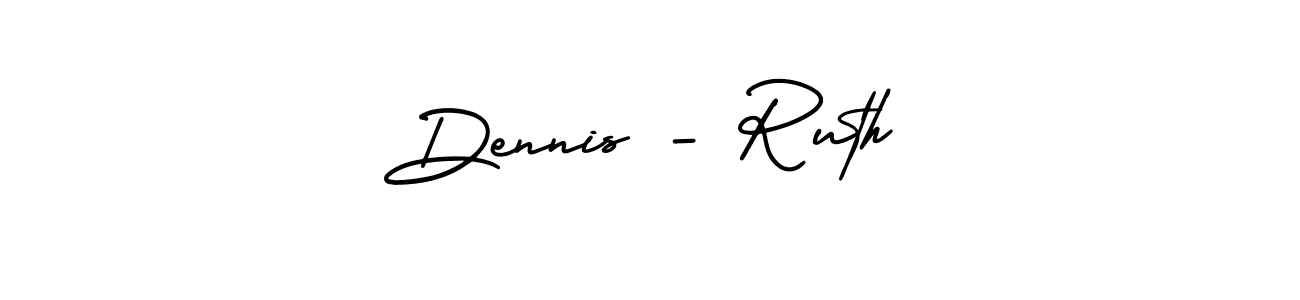 Make a beautiful signature design for name Dennis - Ruth. With this signature (AmerikaSignatureDemo-Regular) style, you can create a handwritten signature for free. Dennis - Ruth signature style 3 images and pictures png