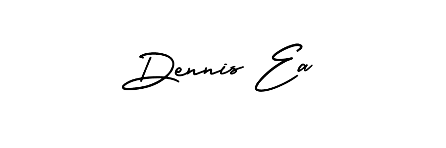 The best way (AmerikaSignatureDemo-Regular) to make a short signature is to pick only two or three words in your name. The name Dennis Ea include a total of six letters. For converting this name. Dennis Ea signature style 3 images and pictures png