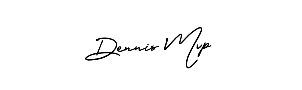 The best way (AmerikaSignatureDemo-Regular) to make a short signature is to pick only two or three words in your name. The name Dennis Mvp include a total of six letters. For converting this name. Dennis Mvp signature style 3 images and pictures png