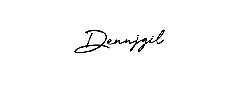 Design your own signature with our free online signature maker. With this signature software, you can create a handwritten (AmerikaSignatureDemo-Regular) signature for name Dennjgil. Dennjgil signature style 3 images and pictures png