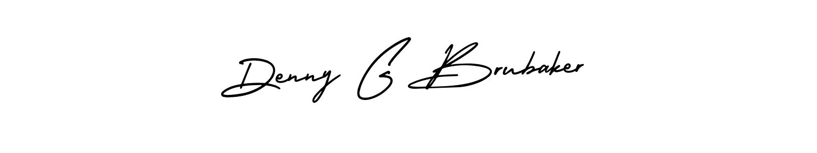 Create a beautiful signature design for name Denny G Brubaker. With this signature (AmerikaSignatureDemo-Regular) fonts, you can make a handwritten signature for free. Denny G Brubaker signature style 3 images and pictures png