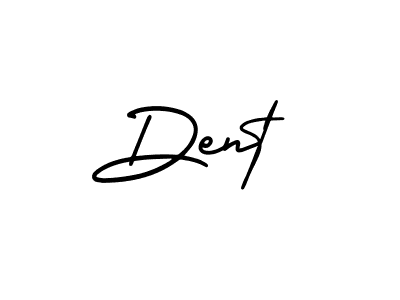 You should practise on your own different ways (AmerikaSignatureDemo-Regular) to write your name (Dent) in signature. don't let someone else do it for you. Dent signature style 3 images and pictures png