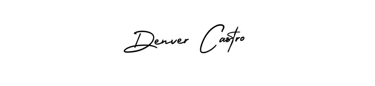 Use a signature maker to create a handwritten signature online. With this signature software, you can design (AmerikaSignatureDemo-Regular) your own signature for name Denver Castro. Denver Castro signature style 3 images and pictures png