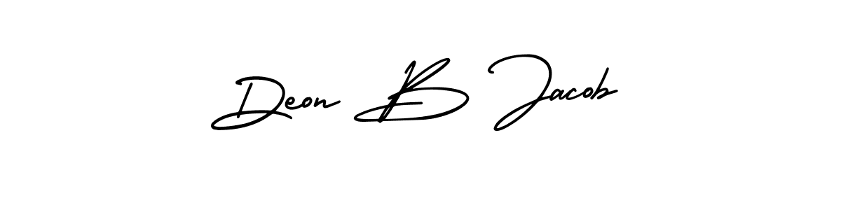 How to Draw Deon B Jacob signature style? AmerikaSignatureDemo-Regular is a latest design signature styles for name Deon B Jacob. Deon B Jacob signature style 3 images and pictures png