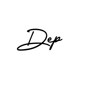 Use a signature maker to create a handwritten signature online. With this signature software, you can design (AmerikaSignatureDemo-Regular) your own signature for name Dep. Dep signature style 3 images and pictures png