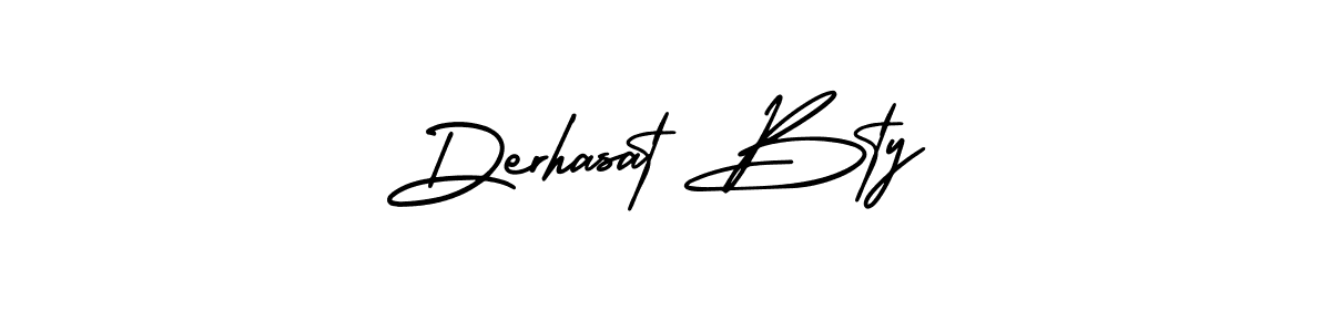 Also You can easily find your signature by using the search form. We will create Derhasat Bty name handwritten signature images for you free of cost using AmerikaSignatureDemo-Regular sign style. Derhasat Bty signature style 3 images and pictures png