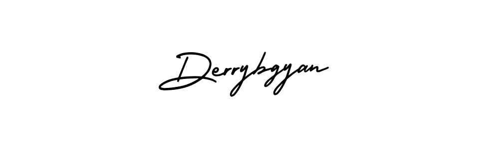 How to Draw Derrybgyan signature style? AmerikaSignatureDemo-Regular is a latest design signature styles for name Derrybgyan. Derrybgyan signature style 3 images and pictures png