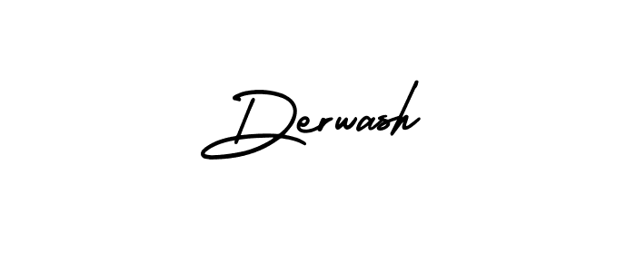 Make a beautiful signature design for name Derwash. With this signature (AmerikaSignatureDemo-Regular) style, you can create a handwritten signature for free. Derwash signature style 3 images and pictures png