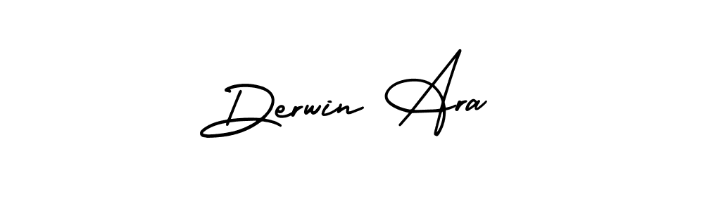 Check out images of Autograph of Derwin Ara name. Actor Derwin Ara Signature Style. AmerikaSignatureDemo-Regular is a professional sign style online. Derwin Ara signature style 3 images and pictures png