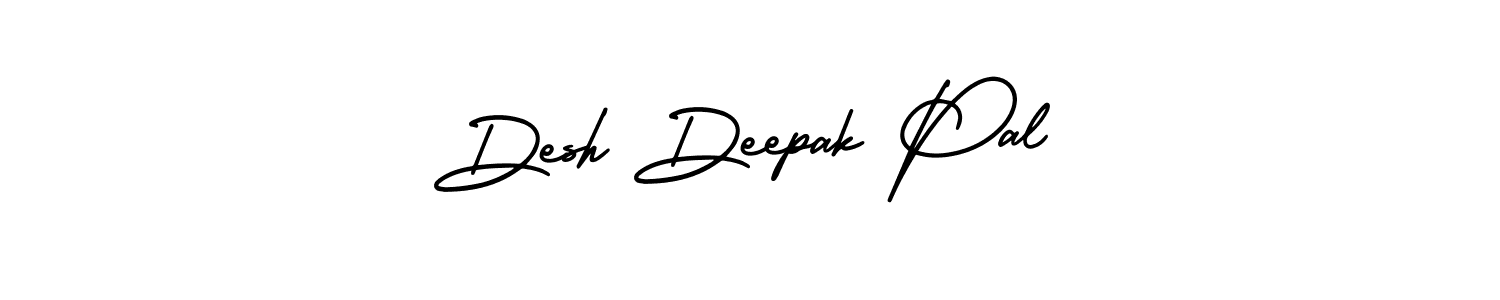 Use a signature maker to create a handwritten signature online. With this signature software, you can design (AmerikaSignatureDemo-Regular) your own signature for name Desh Deepak Pal. Desh Deepak Pal signature style 3 images and pictures png