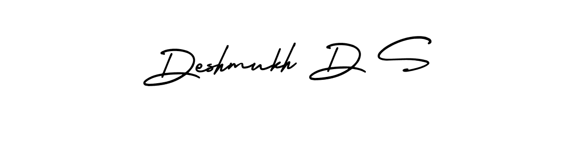 Also we have Deshmukh D S name is the best signature style. Create professional handwritten signature collection using AmerikaSignatureDemo-Regular autograph style. Deshmukh D S signature style 3 images and pictures png