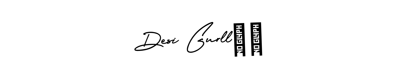 Desi Gurll❤️ stylish signature style. Best Handwritten Sign (AmerikaSignatureDemo-Regular) for my name. Handwritten Signature Collection Ideas for my name Desi Gurll❤️. Desi Gurll❤️ signature style 3 images and pictures png