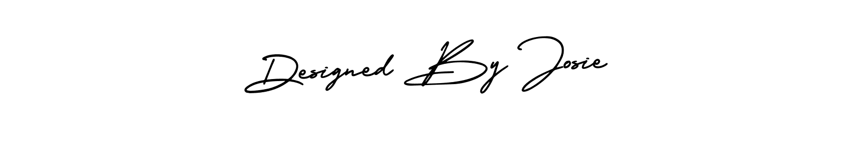 Also we have Designed By Josie name is the best signature style. Create professional handwritten signature collection using AmerikaSignatureDemo-Regular autograph style. Designed By Josie signature style 3 images and pictures png