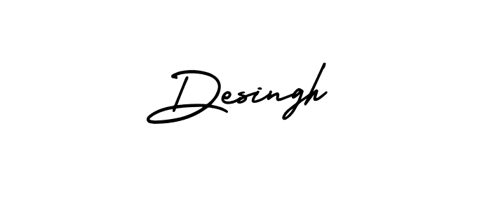 How to Draw Desingh signature style? AmerikaSignatureDemo-Regular is a latest design signature styles for name Desingh. Desingh signature style 3 images and pictures png