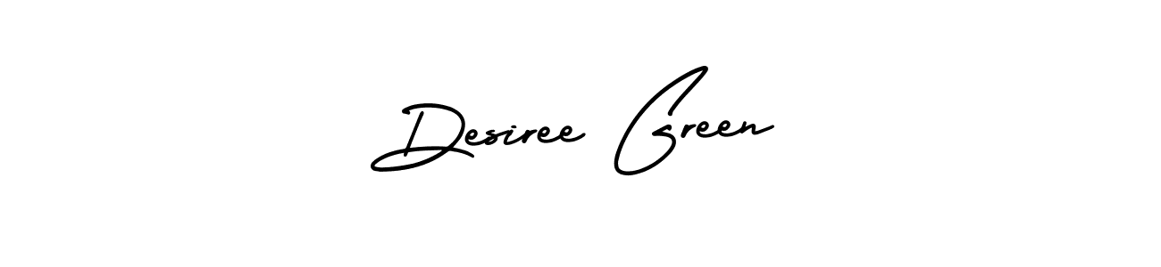 Desiree Green stylish signature style. Best Handwritten Sign (AmerikaSignatureDemo-Regular) for my name. Handwritten Signature Collection Ideas for my name Desiree Green. Desiree Green signature style 3 images and pictures png