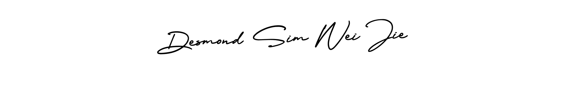 See photos of Desmond Sim Wei Jie official signature by Spectra . Check more albums & portfolios. Read reviews & check more about AmerikaSignatureDemo-Regular font. Desmond Sim Wei Jie signature style 3 images and pictures png