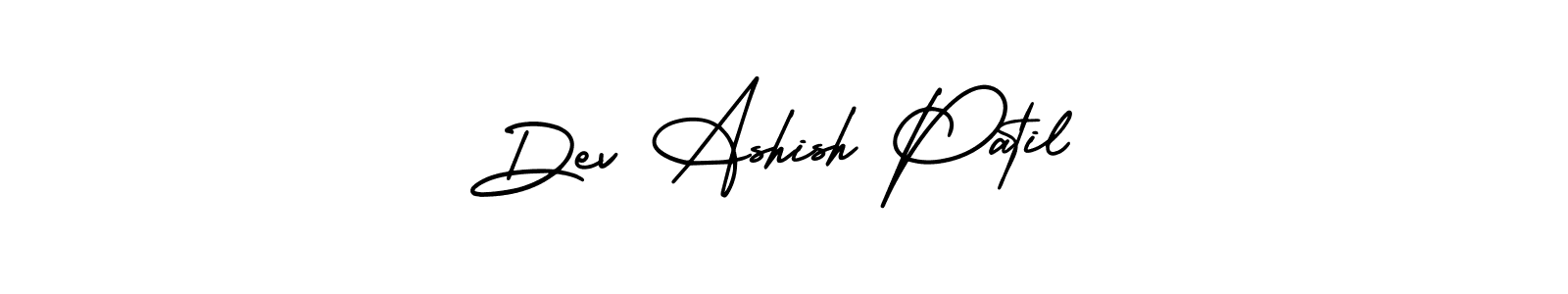 How to make Dev Ashish Patil signature? AmerikaSignatureDemo-Regular is a professional autograph style. Create handwritten signature for Dev Ashish Patil name. Dev Ashish Patil signature style 3 images and pictures png