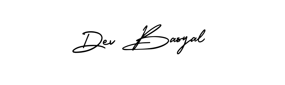 How to Draw Dev Basyal signature style? AmerikaSignatureDemo-Regular is a latest design signature styles for name Dev Basyal. Dev Basyal signature style 3 images and pictures png