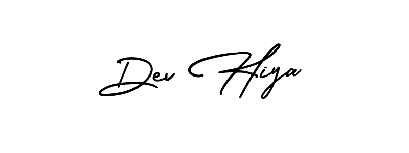 Best and Professional Signature Style for Dev Hiya. AmerikaSignatureDemo-Regular Best Signature Style Collection. Dev Hiya signature style 3 images and pictures png