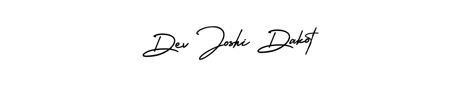 Similarly AmerikaSignatureDemo-Regular is the best handwritten signature design. Signature creator online .You can use it as an online autograph creator for name Dev Joshi Dakot. Dev Joshi Dakot signature style 3 images and pictures png