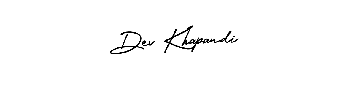 if you are searching for the best signature style for your name Dev Khapandi. so please give up your signature search. here we have designed multiple signature styles  using AmerikaSignatureDemo-Regular. Dev Khapandi signature style 3 images and pictures png
