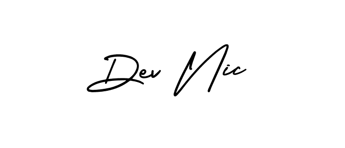 Make a short Dev Nic signature style. Manage your documents anywhere anytime using AmerikaSignatureDemo-Regular. Create and add eSignatures, submit forms, share and send files easily. Dev Nic signature style 3 images and pictures png