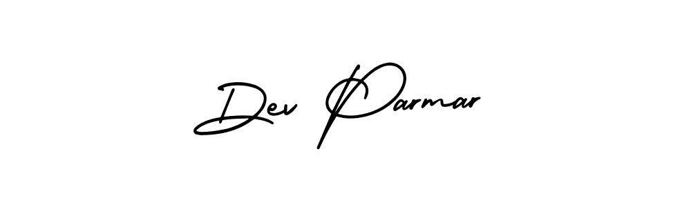 How to make Dev Parmar signature? AmerikaSignatureDemo-Regular is a professional autograph style. Create handwritten signature for Dev Parmar name. Dev Parmar signature style 3 images and pictures png