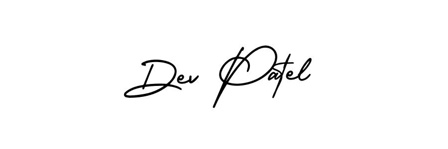 Use a signature maker to create a handwritten signature online. With this signature software, you can design (AmerikaSignatureDemo-Regular) your own signature for name Dev Patel. Dev Patel signature style 3 images and pictures png