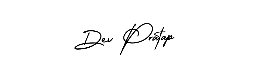Use a signature maker to create a handwritten signature online. With this signature software, you can design (AmerikaSignatureDemo-Regular) your own signature for name Dev Pratap. Dev Pratap signature style 3 images and pictures png