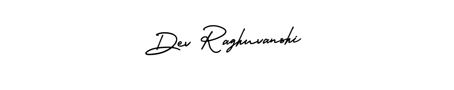 It looks lik you need a new signature style for name Dev Raghuvanshi. Design unique handwritten (AmerikaSignatureDemo-Regular) signature with our free signature maker in just a few clicks. Dev Raghuvanshi signature style 3 images and pictures png