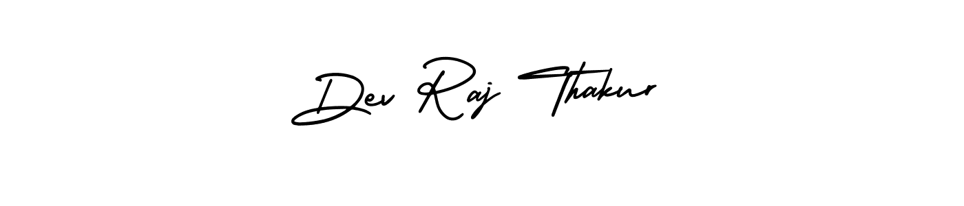 How to make Dev Raj Thakur name signature. Use AmerikaSignatureDemo-Regular style for creating short signs online. This is the latest handwritten sign. Dev Raj Thakur signature style 3 images and pictures png