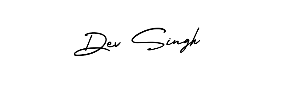 How to make Dev Singh name signature. Use AmerikaSignatureDemo-Regular style for creating short signs online. This is the latest handwritten sign. Dev Singh signature style 3 images and pictures png