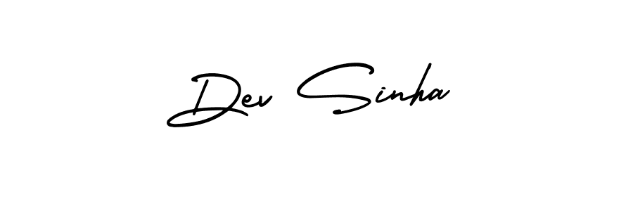 You should practise on your own different ways (AmerikaSignatureDemo-Regular) to write your name (Dev Sinha) in signature. don't let someone else do it for you. Dev Sinha signature style 3 images and pictures png