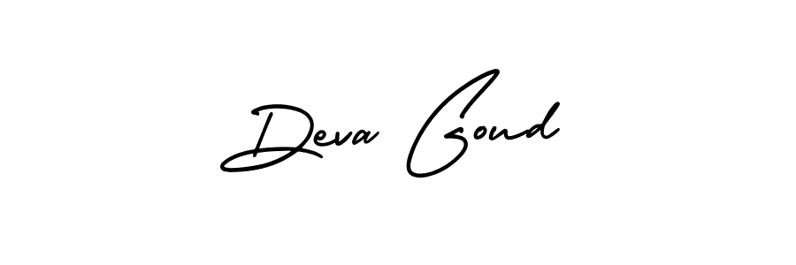 Make a short Deva Goud signature style. Manage your documents anywhere anytime using AmerikaSignatureDemo-Regular. Create and add eSignatures, submit forms, share and send files easily. Deva Goud signature style 3 images and pictures png