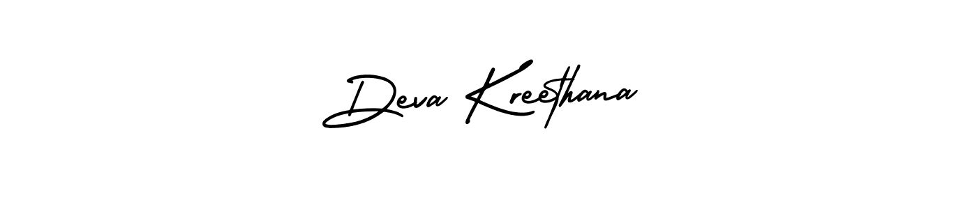 Best and Professional Signature Style for Deva Kreethana. AmerikaSignatureDemo-Regular Best Signature Style Collection. Deva Kreethana signature style 3 images and pictures png