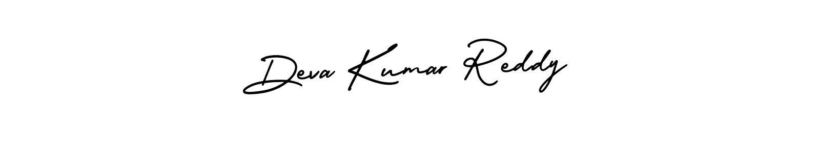 Design your own signature with our free online signature maker. With this signature software, you can create a handwritten (AmerikaSignatureDemo-Regular) signature for name Deva Kumar Reddy. Deva Kumar Reddy signature style 3 images and pictures png