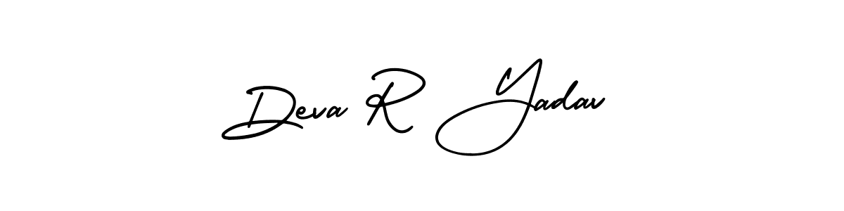 Design your own signature with our free online signature maker. With this signature software, you can create a handwritten (AmerikaSignatureDemo-Regular) signature for name Deva R Yadav. Deva R Yadav signature style 3 images and pictures png