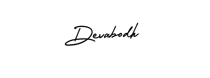 AmerikaSignatureDemo-Regular is a professional signature style that is perfect for those who want to add a touch of class to their signature. It is also a great choice for those who want to make their signature more unique. Get Devabodh name to fancy signature for free. Devabodh signature style 3 images and pictures png