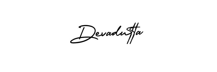 Create a beautiful signature design for name Devadutta. With this signature (AmerikaSignatureDemo-Regular) fonts, you can make a handwritten signature for free. Devadutta signature style 3 images and pictures png
