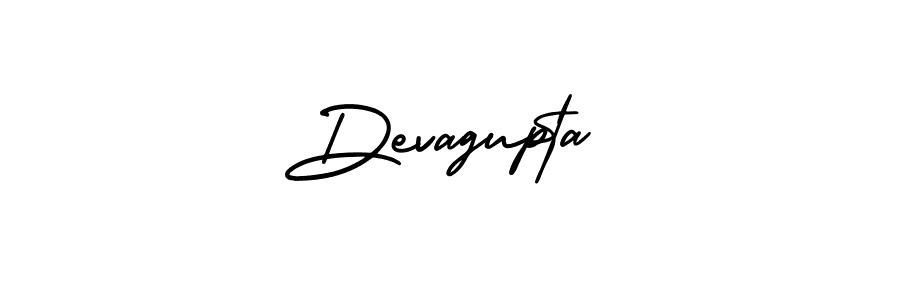 Make a beautiful signature design for name Devagupta. With this signature (AmerikaSignatureDemo-Regular) style, you can create a handwritten signature for free. Devagupta signature style 3 images and pictures png