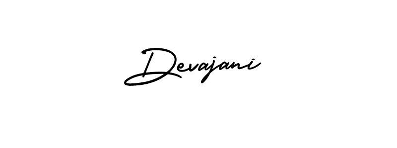 It looks lik you need a new signature style for name Devajani. Design unique handwritten (AmerikaSignatureDemo-Regular) signature with our free signature maker in just a few clicks. Devajani signature style 3 images and pictures png