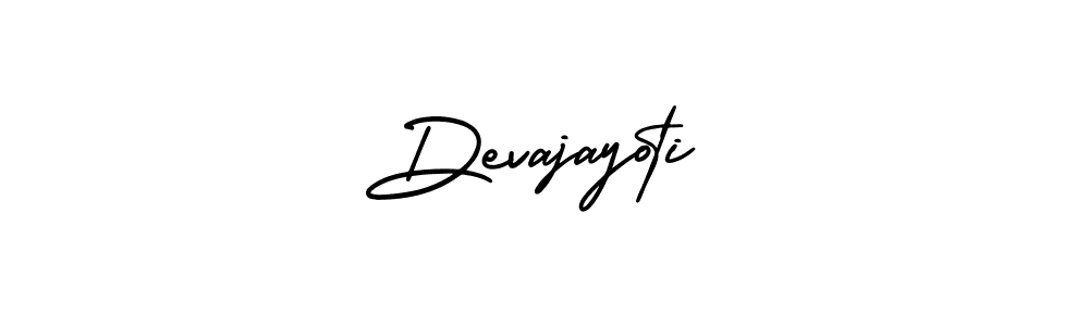 Devajayoti stylish signature style. Best Handwritten Sign (AmerikaSignatureDemo-Regular) for my name. Handwritten Signature Collection Ideas for my name Devajayoti. Devajayoti signature style 3 images and pictures png
